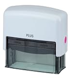 Plus Corporation ID Guard Stamp, Large White, 1 Pad