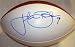 John Beck Autographed / Signed White Panel Football