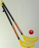 SB-Yhtiöt Floorball / Unihockey / Streethockey Kids-Set Excalibur Flame-Duo 2 Schläger + 1 Ball