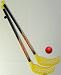 Sports : SB-Yhti&ouml;t Floorball / Unihockey / Streethockey Kids-Set Excalibur Flame-Duo 2 Schl&auml;ger + 1 Ball