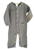 L'ovedbaby Long-Sleeve Overall, Gray, 9-12 Months