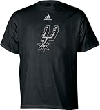 NBA Youth San Antonio Spurs Short Sleeve Tee "Team Logo" - R8A3Kmksp (Black, Small)