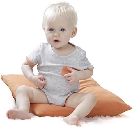 G100 Unisex-baby Organic Cotton Color Block Splicing Onesies Jumpsuit