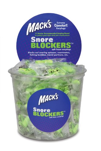 Macks Snore Blockers Soft Foam Earplugs, 100-Count On Sale
