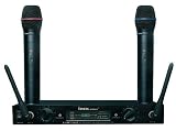 IDOLpro UHF-368 Dual Rechargeable Wireless Microphone VFD Display