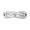Platinum Plated Sterling Silver Round Diamond Twisted Fashion Ring (0.04 cttw)