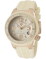 Swiss Legend Womens 11840P-RG-016 Neptune Beige Dial Beige Silicone Watch