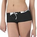 Xhilaration&reg; Hotpant Swim Bottom - Black/White