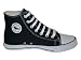 Game Day Hi Top Black Canvas