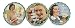 Daiquiris / Five O'clock / Martinis Coaster Set by anne taintor