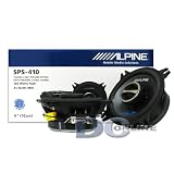 Alpine Type-s SPS-410 4″ 2-way Car Audio Speakers (Pair)