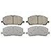Wagner Brake ThermoQuiet QC884 Ceramic Disc Brake Pad Set
