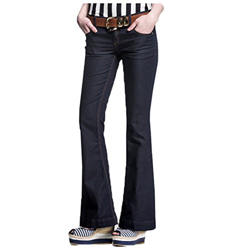 Women's Fit Bootcut Straight Leg Jeans with Pockets