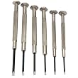 6 Screwdrivers Set Fixed Blade Watch Jeweler Tools Flat