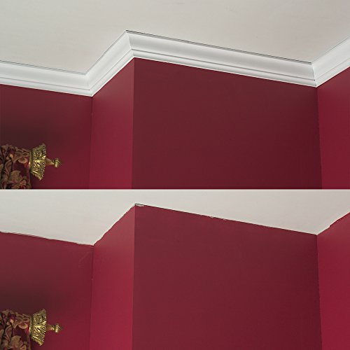 Easy Crown Molding ECM216 2.5Inch Peel and Stick Crown Molding Hardware Building Materials