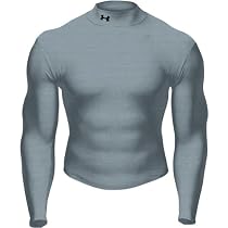 UNDER ARMOUR ColdGear Longsleeve Mock Grey