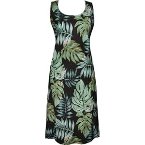 Leaves Hawaiian Aloha Short Tank Dress