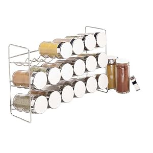 Click to buy Kitchen Spice Rack: Polder 5429-05 18-Bottle Spice Rack from Amazon!
