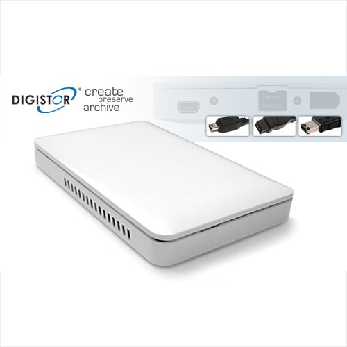 250GB Portable Firewire Hard Drive with 1394a, 1394b, USB 2.0 External Disk for Mac OS X