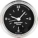 Auto Meter 1785 Street Rod Old Tyme Black Short Sweep Electric Clock Gauge