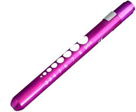 Conrade Medical First Aid LED Pen Light Flashlight Torch Doctor Nurse EMT Emergency (Purple)