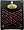 Zhoe Double Hair Combs 10043 Burgundy