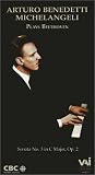 Arturo Benedetti Michelangeli Plays Beethoven Sonata No. 3 in C Major [VHS]