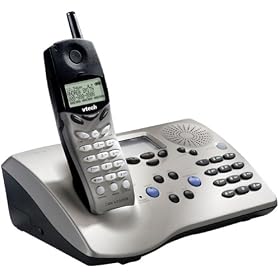 VTech 20-2431 2.4 GHz DSS 2-Line Expandable Cordless Phone with Caller ID (Silver/Black)