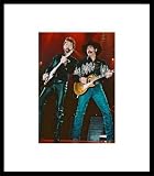 Kix Brooks & Ronnie Dunne Music Framed Art Poster Print, 13x15