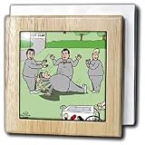 Review 3dRose LLC  / Fat Camp Problems - 6 Inch Tile Napkin Holder
