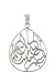 Islamic Pendant Sterling Silver Bis'm Allah Ma Sha'a Allah Pendant in Filigree-Style Arabic Calligraphy