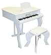 Schoenhut Elite Baby Grand Piano- White