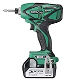 日立工機 18V コードレス電子パルスドライバー グリーン 3.0Ahリチウムイオン電池、急速充電器、予備電池、ケース付 WM18DBL(2LSCK)(L)