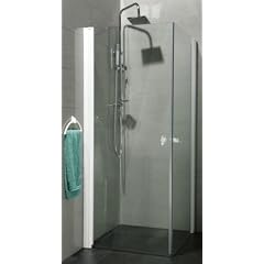 Echtglas Duschkabine 6mm Sicherheitsglas Duschabtrennung 185 x 80 x 80 cm