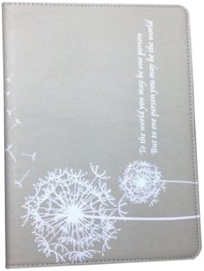 Flying007 Newest Arrived Ipad Air Fashion Dandelion Pattern Flip PU Leather Fold Stand Intelligent Dormancy Case Protective Cover for Apple Ipad Air/Ipad 5(Gray)