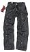 Surplus Infantry Cargo Trousers schwarz gewaschen, Groessen: XS-XXL