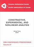 Constructive, experimental, and nonlinear analysis