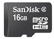 Sandisk 16GB microSDHC (SDSDQ-016G-E11M, Retail Package)