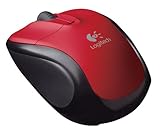 IMAGE OF Logitech V220 Cordless Optical Mouse for Notebooks (Scarlet Red)