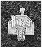 Logo Art Nebraska Cornhuskers Sterling Silver Backboard Pendant