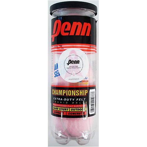 Penn Pink Extra Duty Tennis Balls (Can)