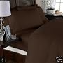 Stripes Chocolate 600 Thread Count Queen size Sheet Set 100 % Egyptian Cotton 4pc Bed Sheet set (Deep Pocket)