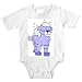 Onesie with purple, bubble, soap, dog, bath