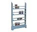 Jack & Jill Blue Large Bookshelf By Office Star Furniture