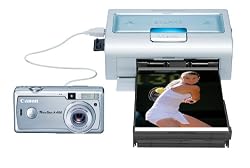 CanonPowerShotA4003.2MPDigitalCamera2.2xOpticalZoom(Silver)andCanonCP400SelphyPhotoPrinter