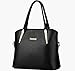 LINGTOM 3 Pieces Lady Womens PU Leather Shoulder Bags Top Handle Cross Satchel Handbag Set