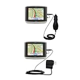 Essential Kit for the Magellan Maestro 3100 - includes Car and Wall Charger with Rapid Charge Technology - Gomadic Brand w/ TipExchange Technology