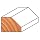 Freud 40-104 45 Degree Chamfer Bit with 1/4-Inch Shank
