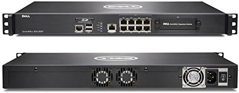 Dell SonicWALL NSA 2600 Network Security Appliance - 8x Network (RJ-45), 1x Expansion Slot, 10/100/1000Base-T, 2GB Memory, USB, 2 yr Secure Upgrade Plus