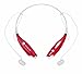 Wireless Bluetooth Headset - With Microphone and Voice Guidance (Red)